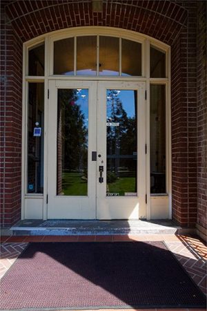 Providence Academy front entrance