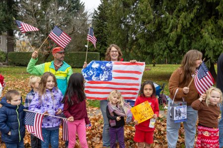 Patriotic Parade-Goers